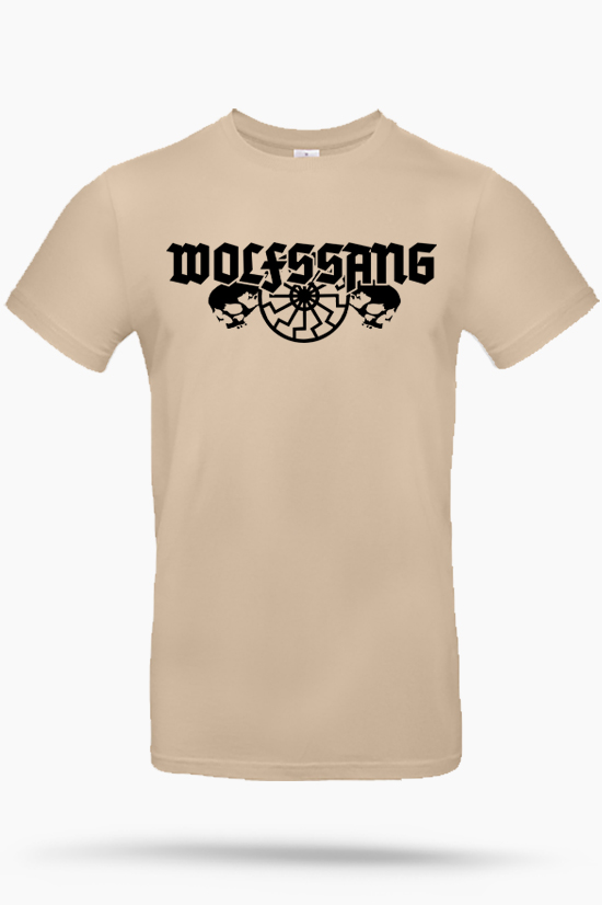 T-Shirt- Wolfssang - Logo (beige)