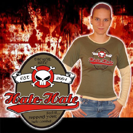 Hate-Hate - Langarmkontrastshirt-EST 2004 Hate-Hate - Langarmkontrastshirt-EST 2004