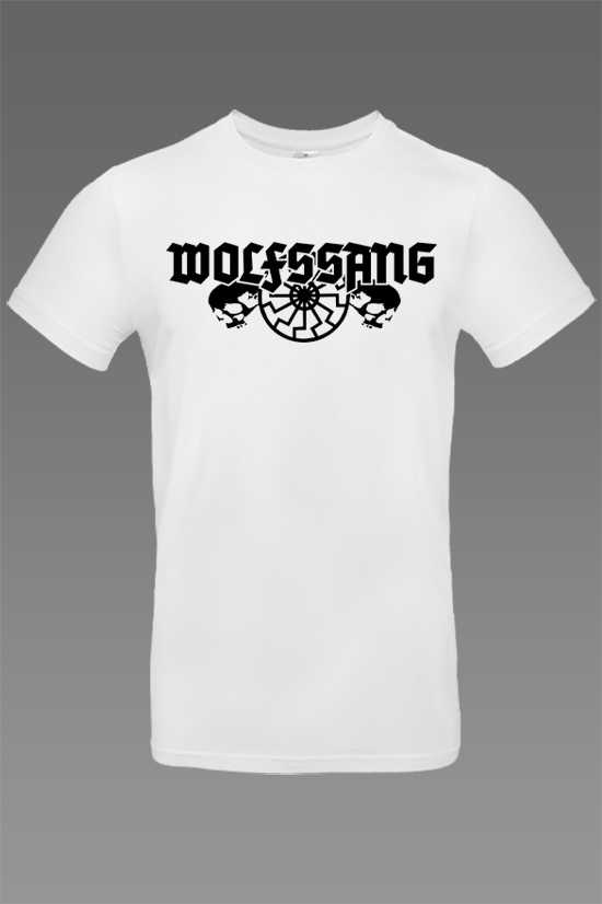 T-Shirt- Wolfssang - Logo (weiss)