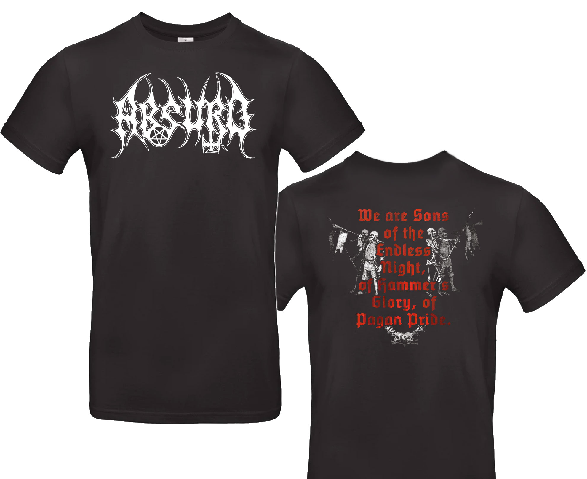 T-Shirt- Absurd - Pagan Pride schwarz