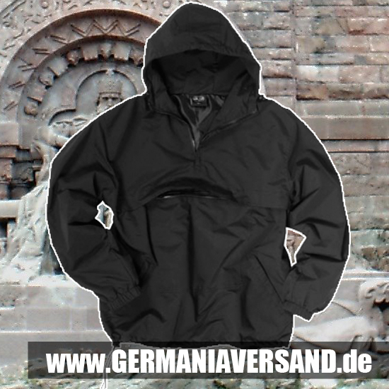 Windbreaker ungefüttert, schwarz