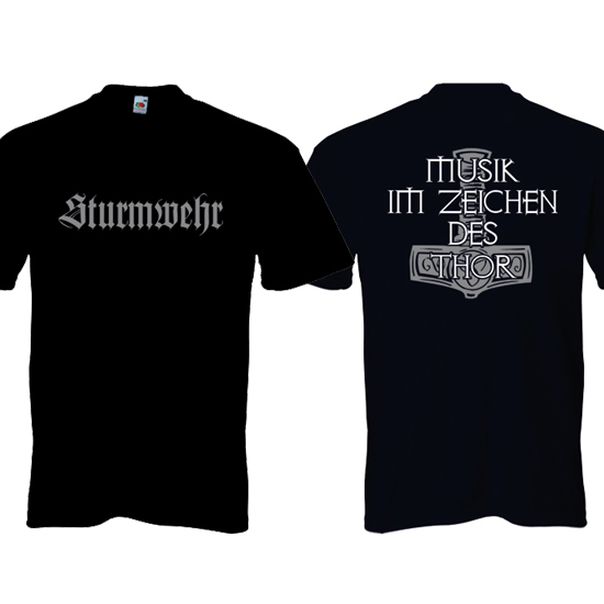 T-Shirt- Sturmwehr-Musik im Zeichen des Thor