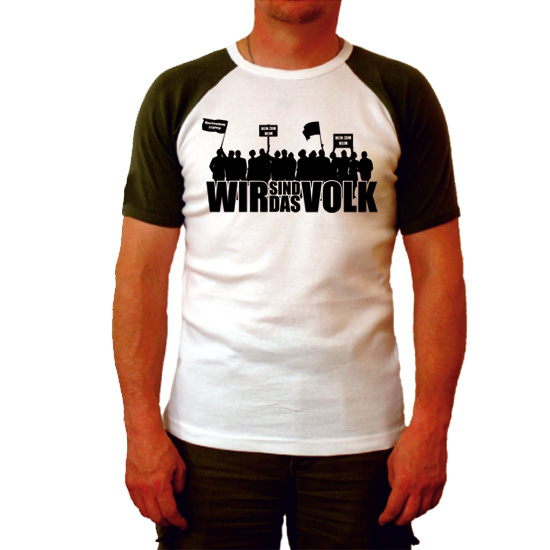 Baseball T-Shirt- Wir sind das Volk Baseball T-Shirt- Wir sind das Volk