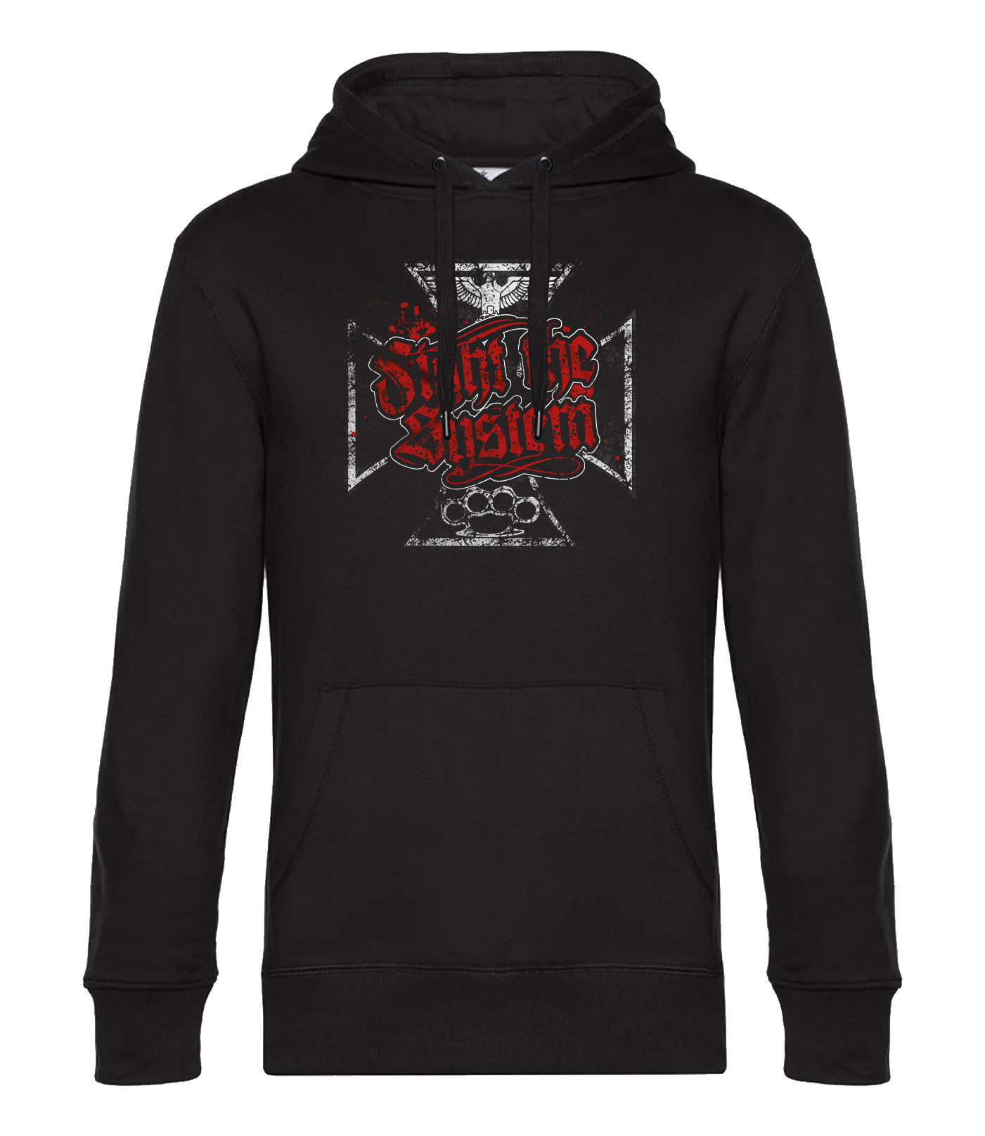 Kapuzensweatshirt- Fight the System Kapuzensweatshirt- Fight the System
