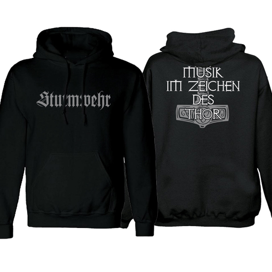 Kapuzensweatshirt- Sturmwehr-Musik im Zeichen des Thor Kapuzensweatshirt- Sturmwehr-Musik im Zeichen des Thor