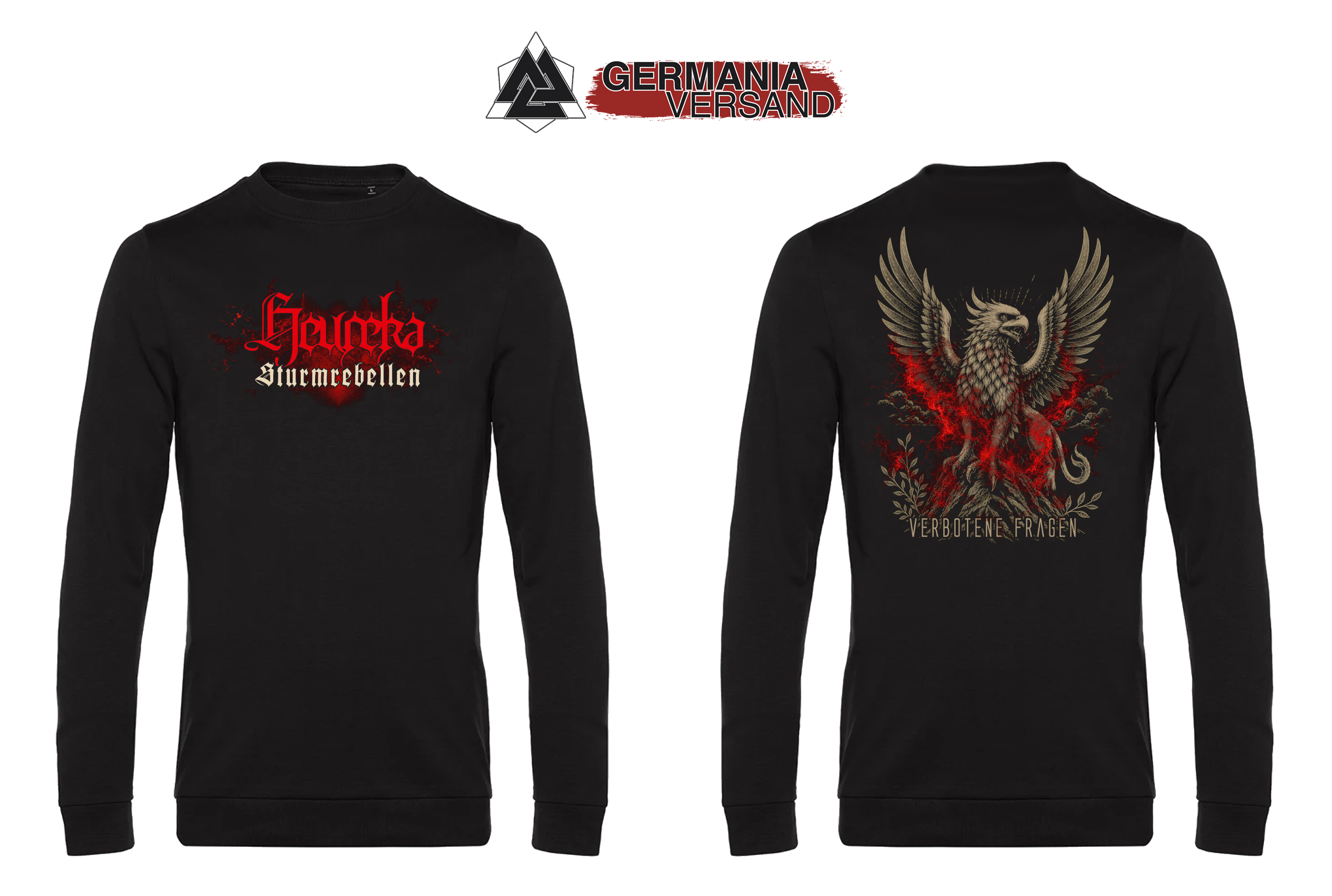 Sweatshirt- Heureka/Sturmrebellen - Verbotene Fragen