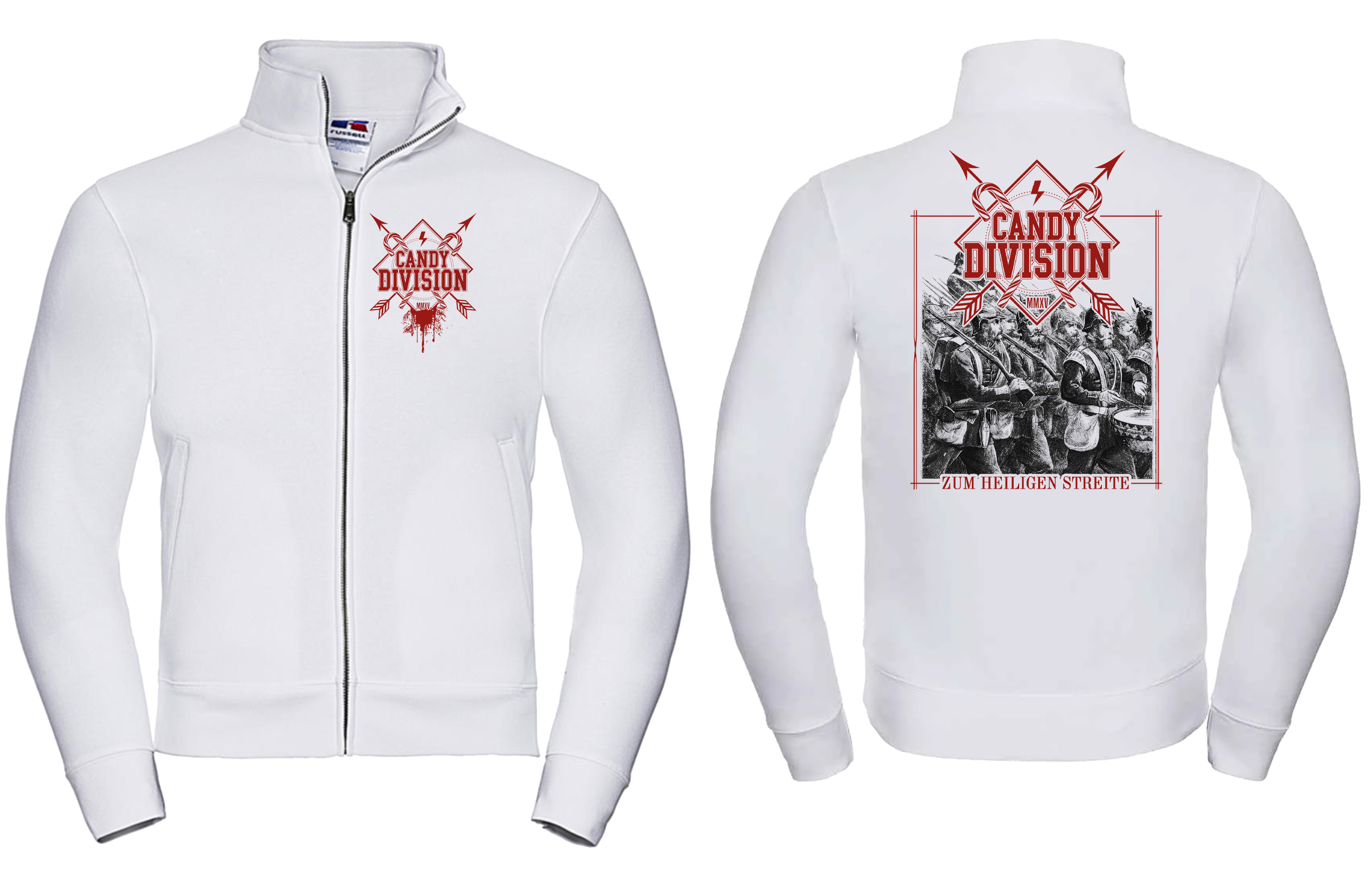 Stehkragenjacke- Candy Division-Zum heiligen Streite Stehkragenjacke- Candy Division-Zum heiligen Streite