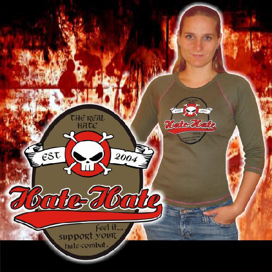 Hate-Hate - Dreiviertelarmshirt-EST2004 Hate-Hate - Dreiviertelarmshirt-EST2004