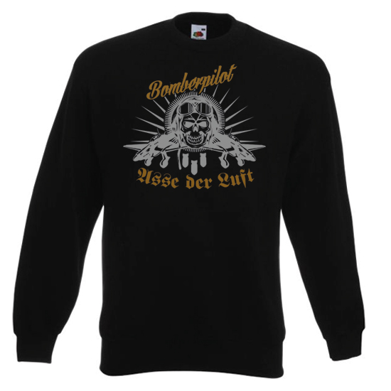 Sweatshirt- Bomberpilot-Asse der Luft