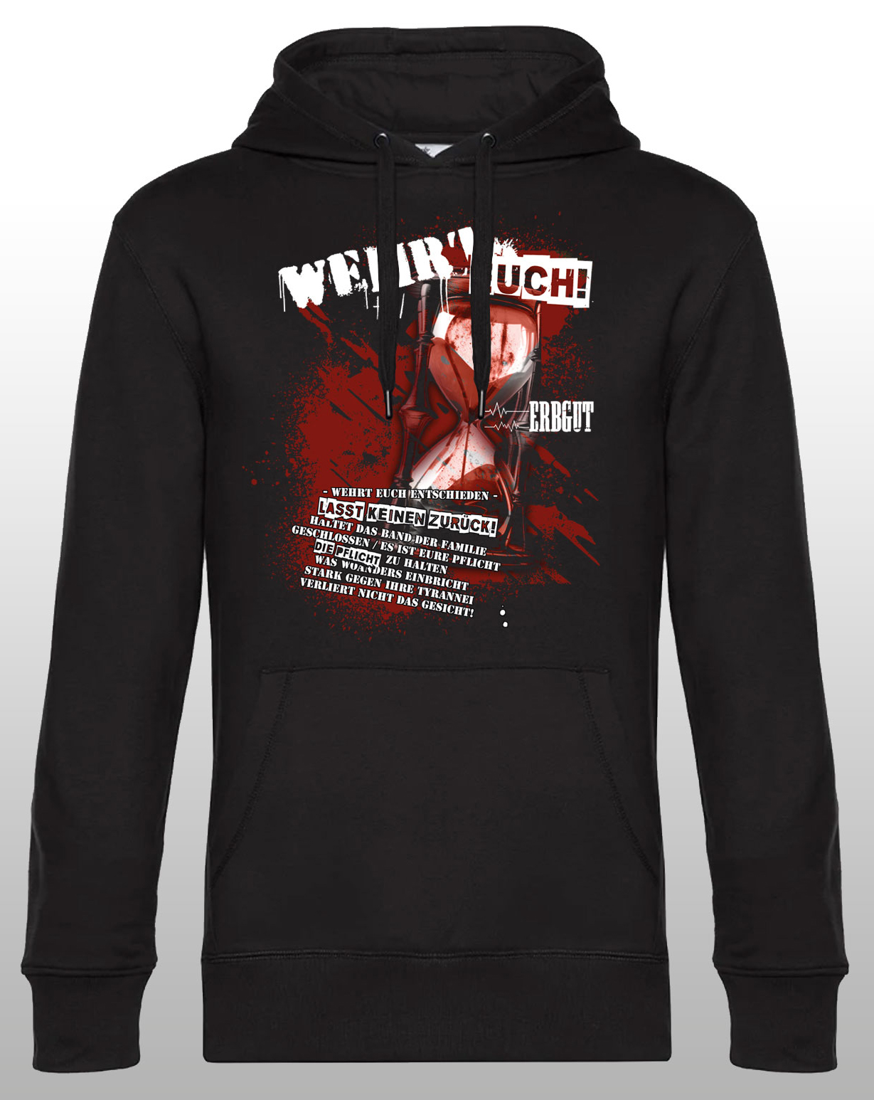 Kapuzensweatshirt- Erbgut-Wehrt euch Kapuzensweatshirt- Erbgut-Wehrt euch