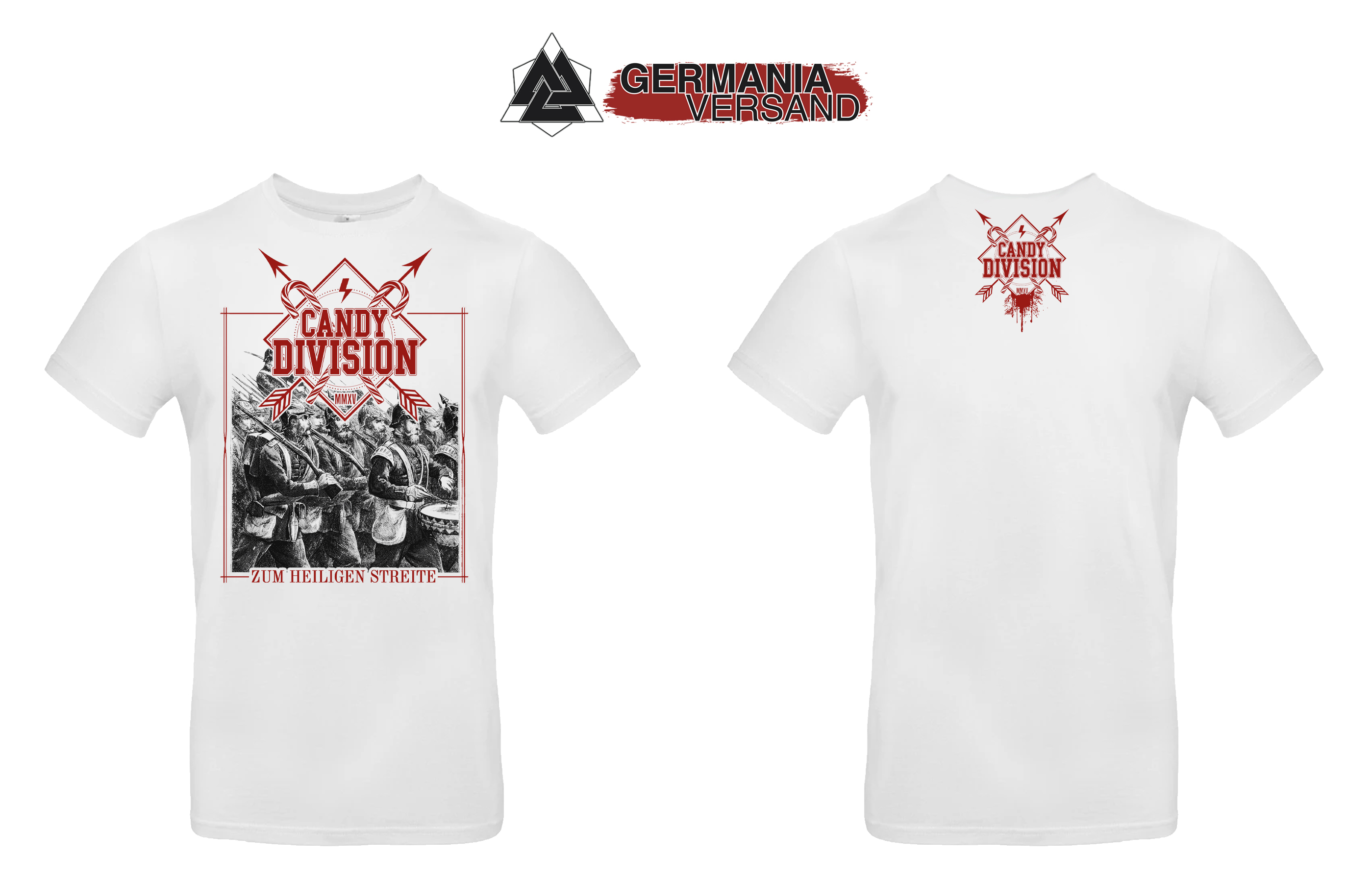 T-Shirt- Candy Division-Zum heiligen Streite T-Shirt- Candy Division-Zum heiligen Streite