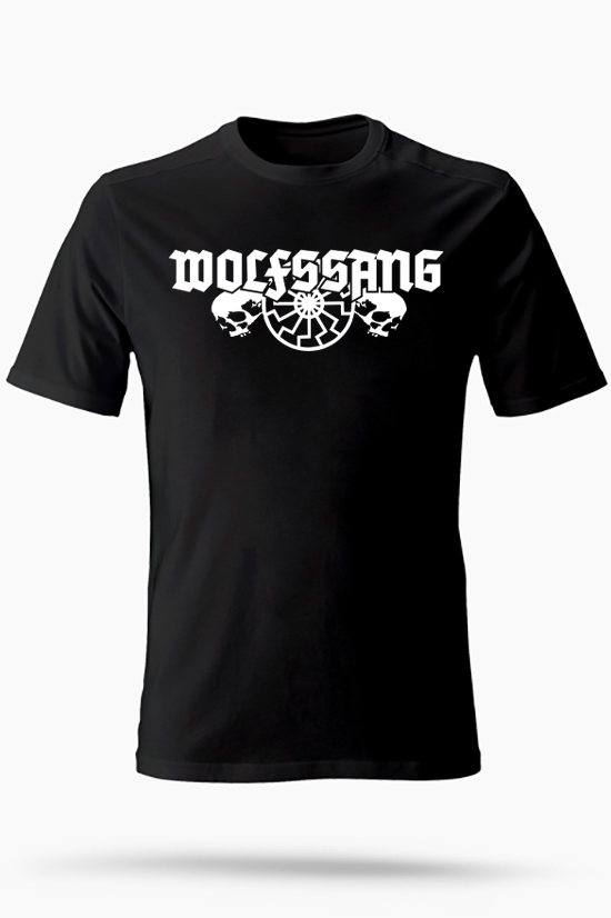 T-Shirt- Wolfssang - Logo (schwarz)