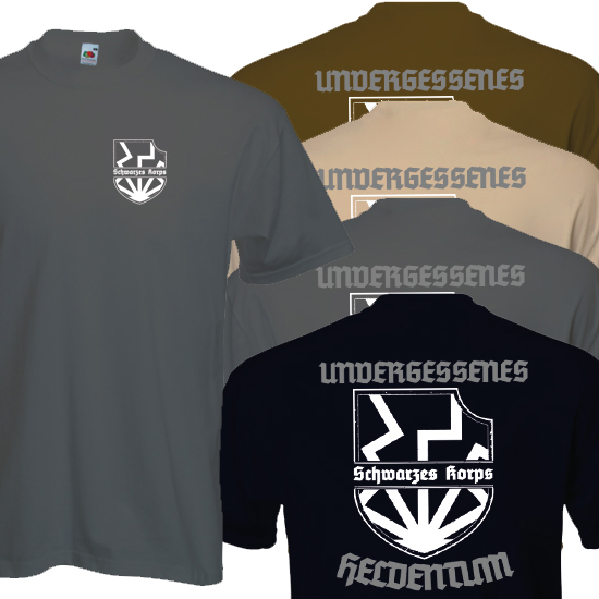 T-Shirt- Schwarzes Korps