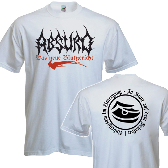 T-Shirt- Absurd - Das neue Blutgericht weiss