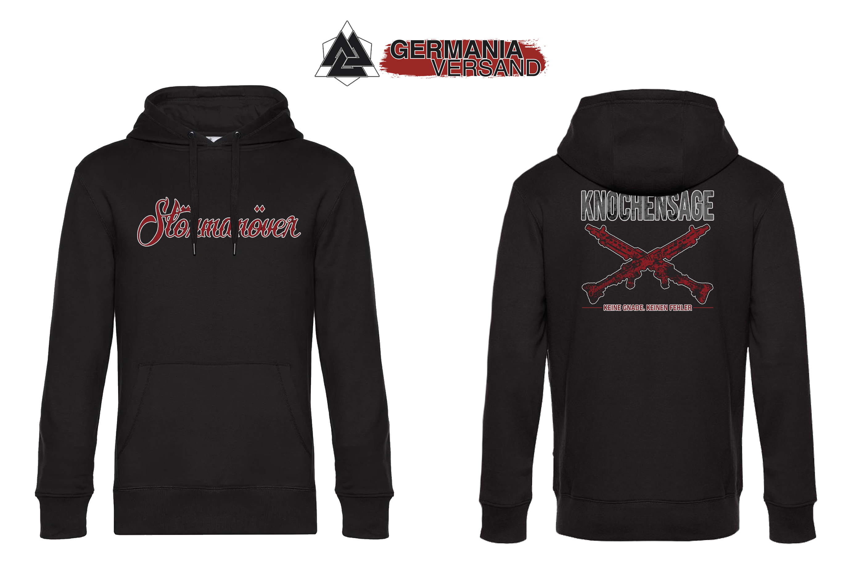 Kapuzensweatshirt- Störmanöver - Knochensäge