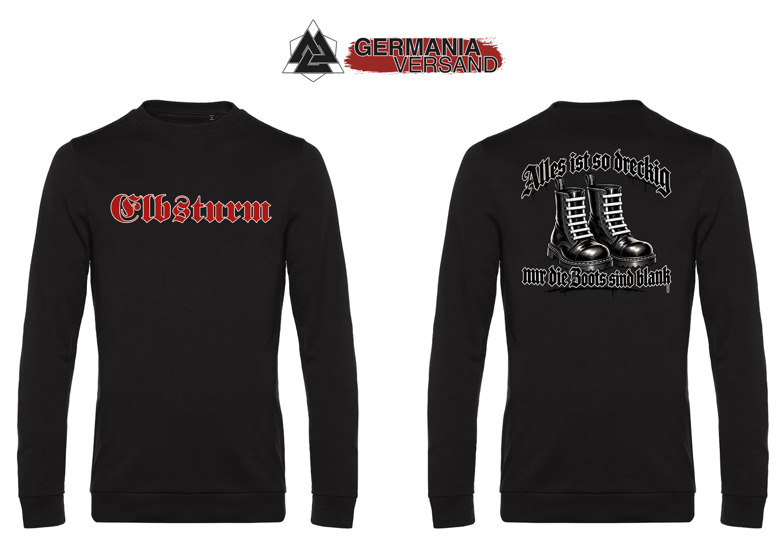 Sweatshirt- Elbsturm-Alles ist so dreckig