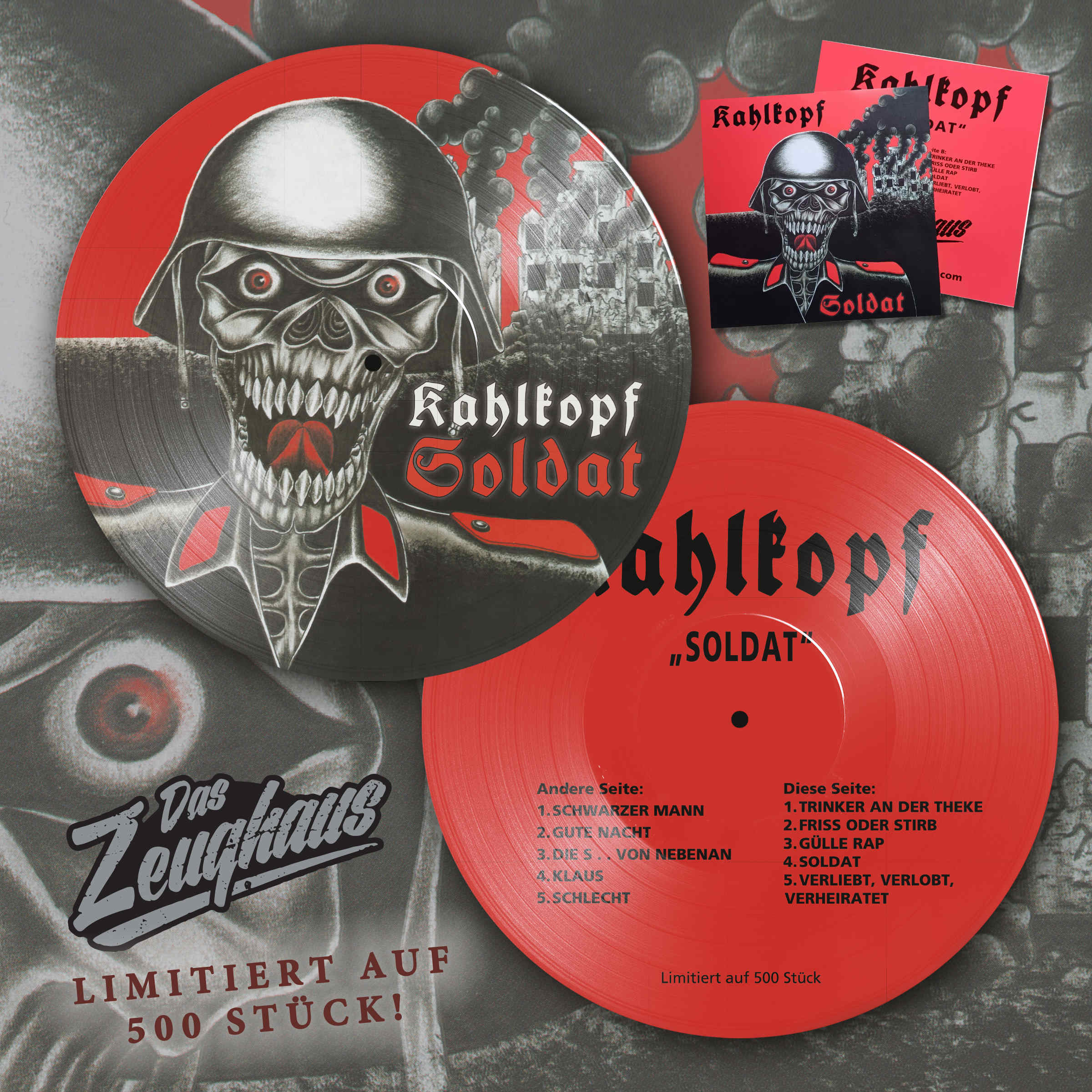 LP- Kahlkopf - Soldat (Picture LP)